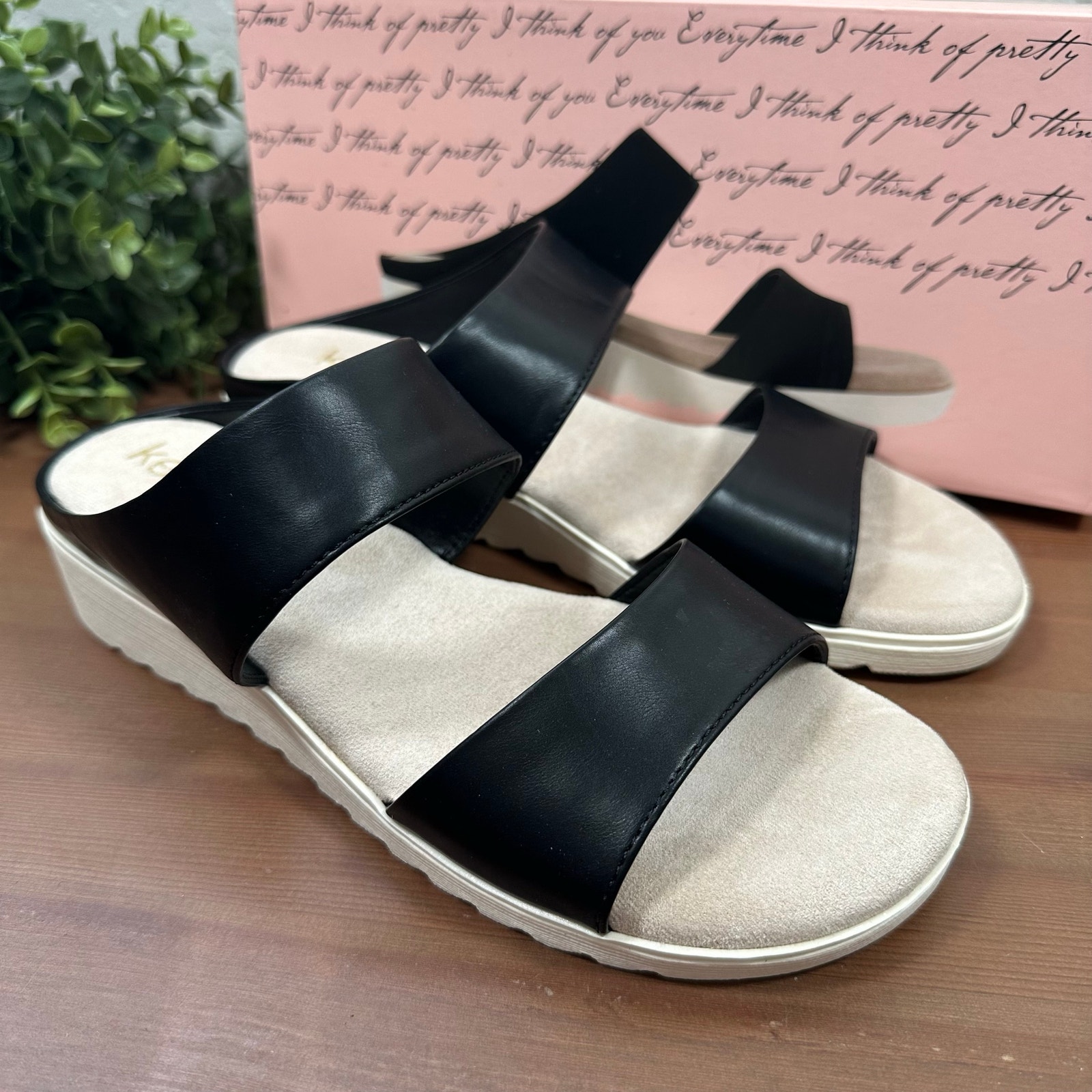 Kensie Women's Endy Slide Sandals Black Size 8 — image 2 of 6